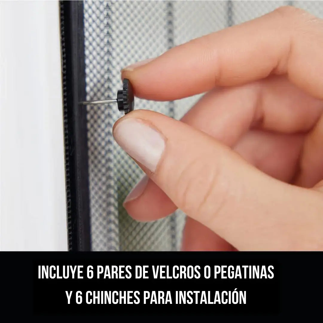 Puerta Cortina Anti Mosquitos Cierre Magnético Premium 210x1mts