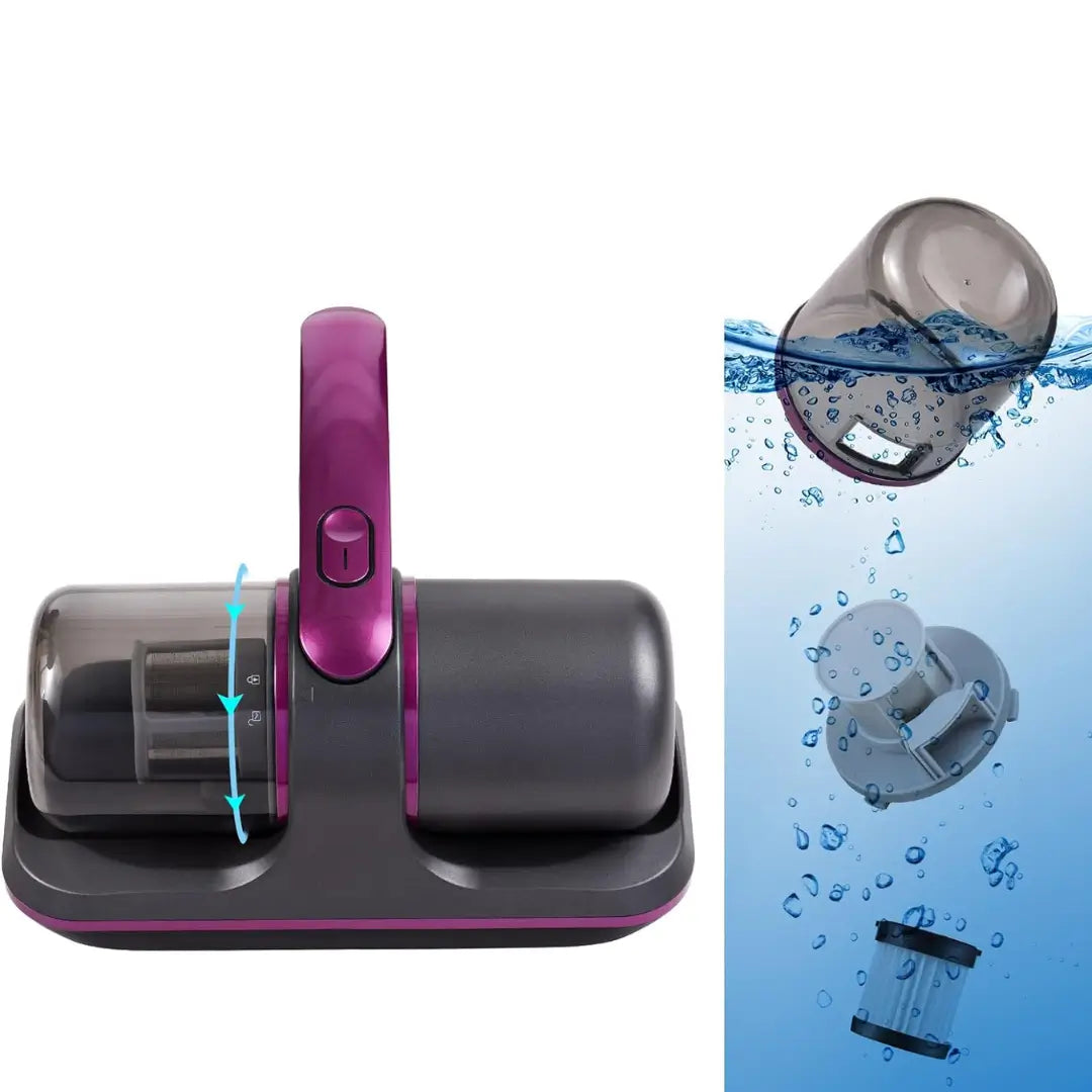 Aspiradora Eliminadora de Ácaros 3.500 PRO Inalámbrica con Batería 2.000 mAh y UV