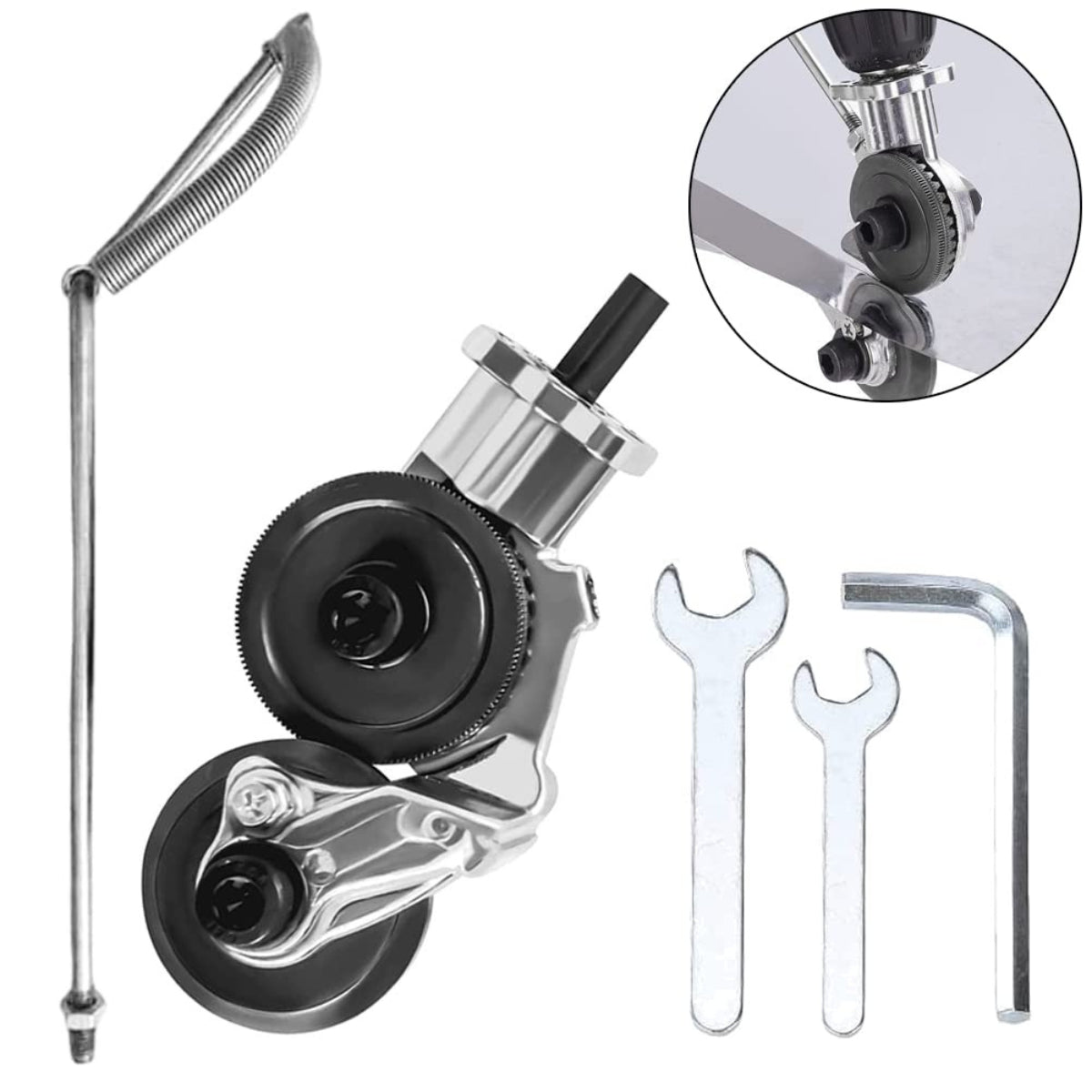 CUTTERPRO™ Adaptador de Corte Metal para Taladro – Convierte tu Taladro – Corta Metal con Precisión en minutos💪 (no incluye taladro)