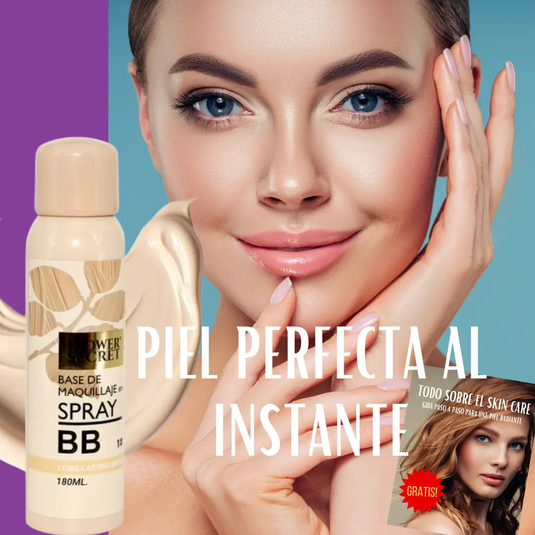BASE EN SPRAY ROSTRO Y CUERPO TONO ÚNICO 180ml🔥+ GUÍA TODO SOBRE EL SKINCARE✨
