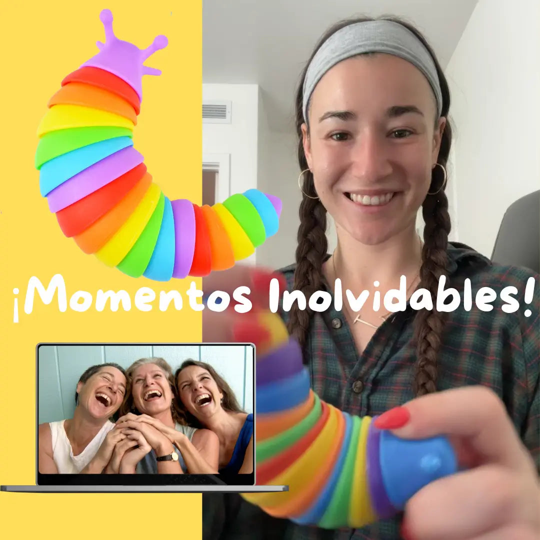 ORUGA SENSORIAL ANTIESTRES Y ANSIEDAD✨+ GUÍA COMPLETA "NO DEJES QUE EL ESTRÉS Y LA ANSIEDAD DOMINEN TU VIDA💪"