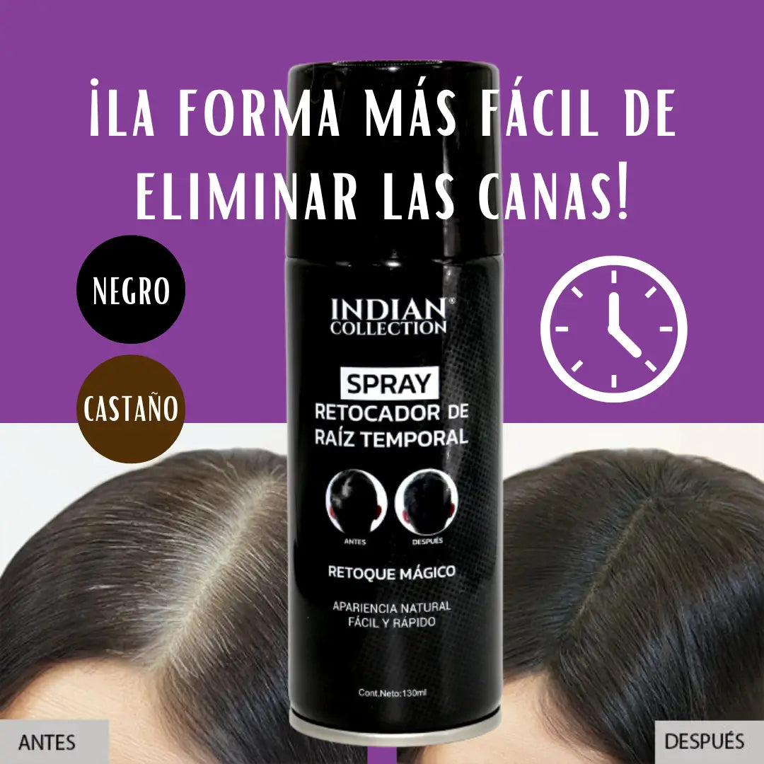 SPRAY PINTA CANAS RETOQUE RAIZ CABELLO 130ml✨ - TEMPORAL + GUÍA TODO SOBRE EL CUIDADO CAPILAR