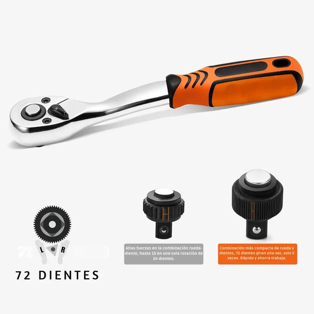 CAJA HERRAMIENTAS 85 PIEZAS 3 NIVELES - FULL EQUIPADA, PLEGABLE Y REFORZADA🛠 + GUÍA DOMINANDO EL USO DE HERRAMIENTAS EN CASA, AUTOMÓVILES Y TALLERES (GRATIS)