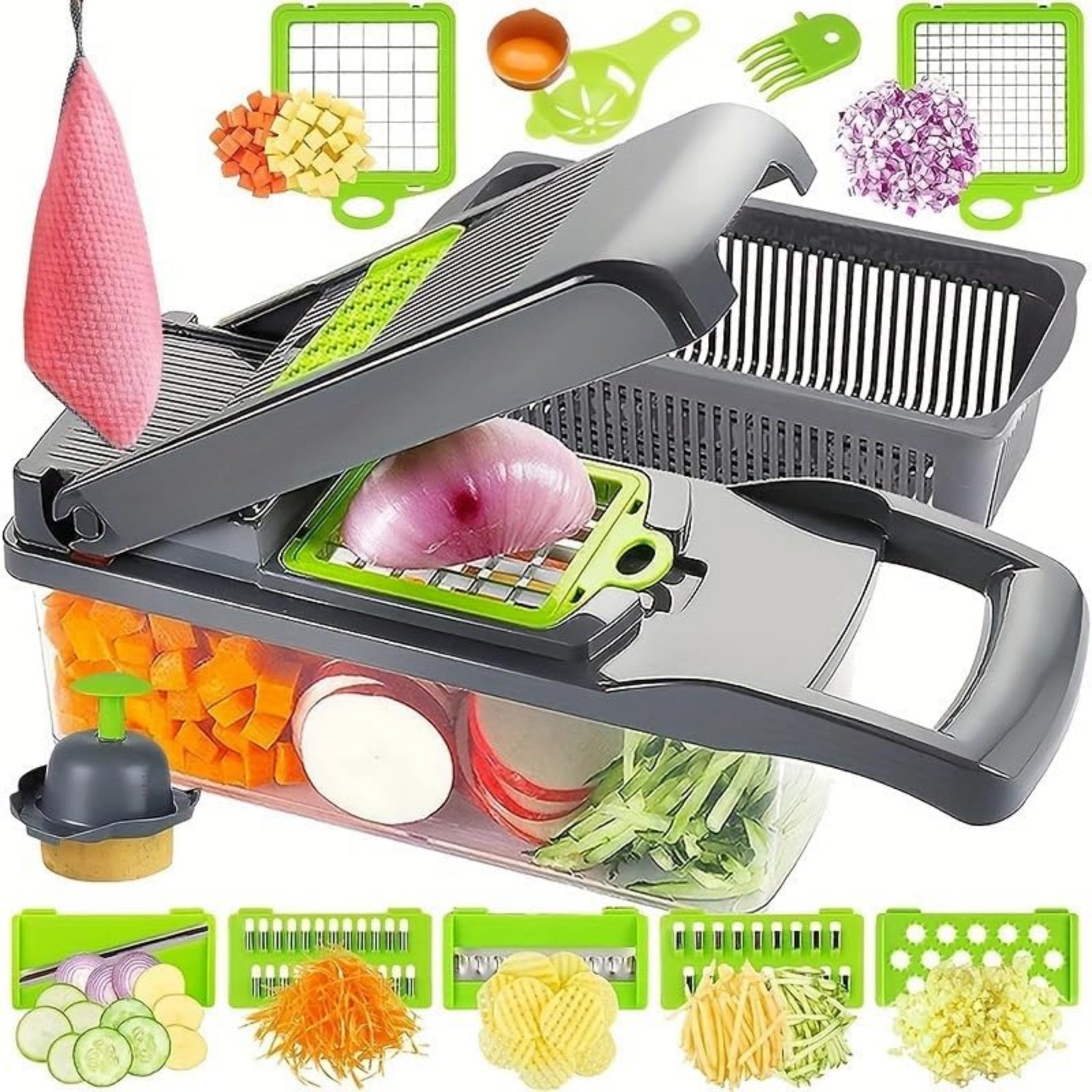 Chopper 14 en 1: Picadora Multifuncional De Alimentos