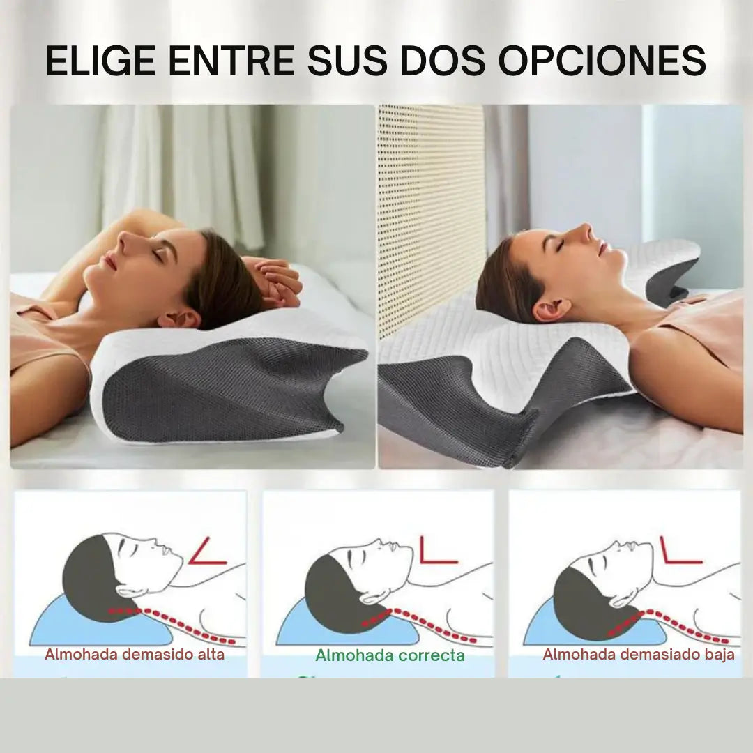 Mi Almohada Cozy Rest🌙 - Almohada Cervical Viscoelástica- Alinea tu cuello - Alivia el dolor en 7 días o menos
