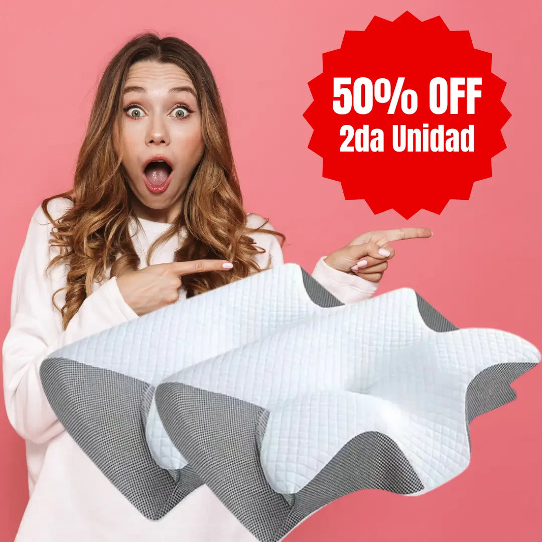Mi Almohada Cozy Rest🌙 - Almohada Cervical Viscoelástica- Alinea tu cuello - Alivia el dolor en 7 días o menos