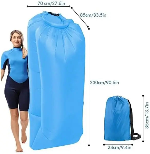 Sofá Cama Inflable Relax - Playa🏖️ Camping🏕️ Montaña⛰️ Piscina🏊♂️