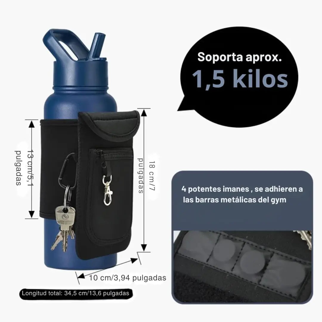 Magnetic Gym - Funda Magnética para Deportistas que desean Entrenar con Libertad