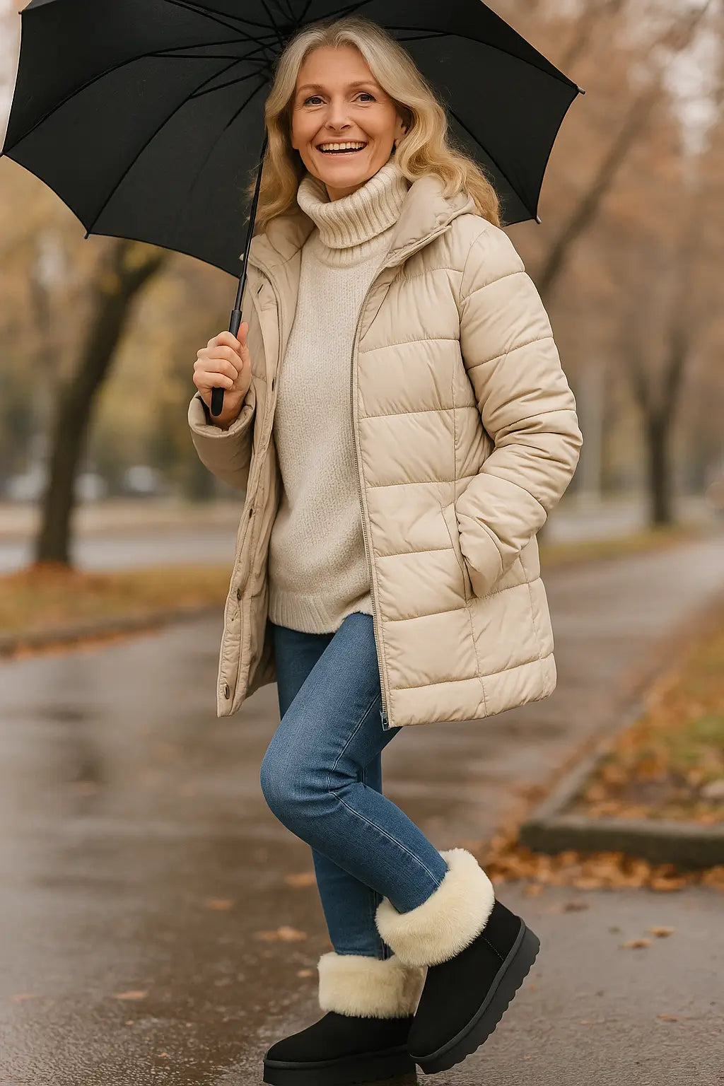 Botas Mujer Confort Feet Felpa - Resistentes al Frío, Suela Antideslizante y Estilo Moderno y Femenino