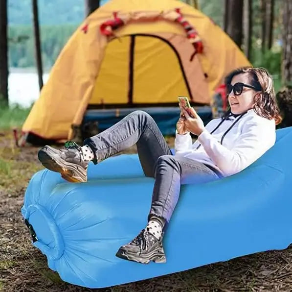 Sofá Cama Inflable Relax - Playa🏖️ Camping🏕️ Montaña⛰️ Piscina🏊♂️