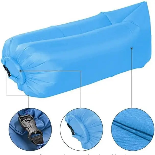 Sofá Cama Inflable Relax - Playa🏖️ Camping🏕️ Montaña⛰️ Piscina🏊♂️