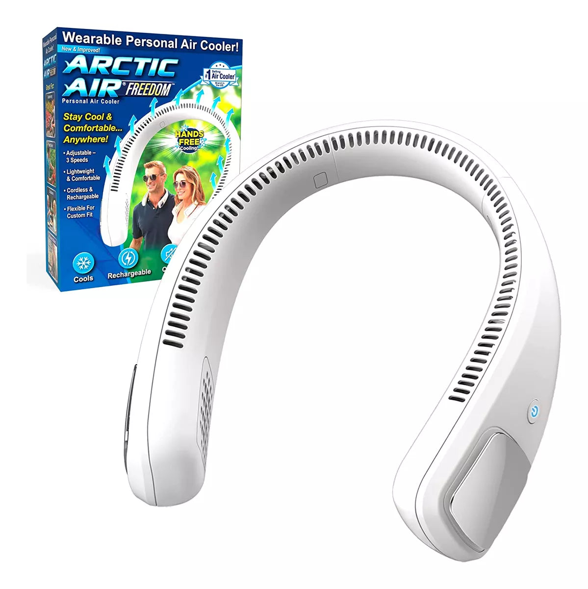 Ventilador De Cuello ARCTIC AIR Freedom, 3 Velocidades