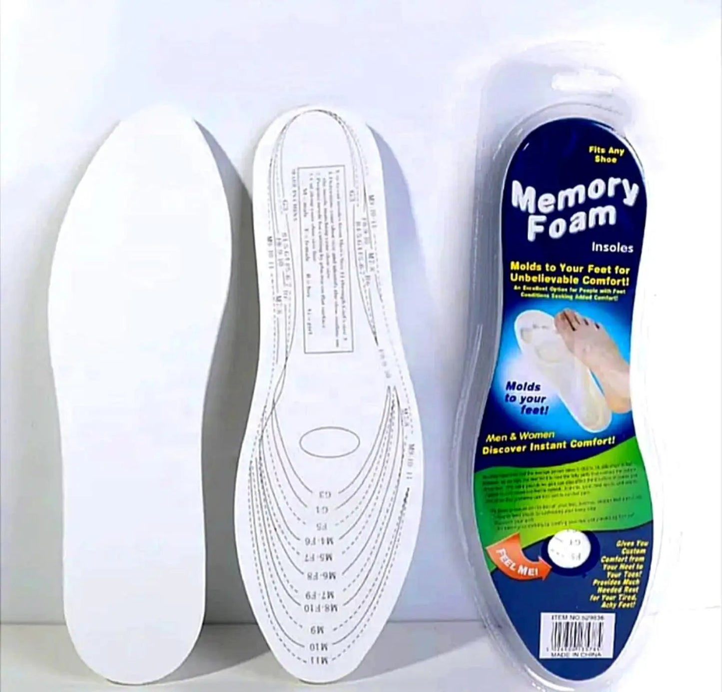 Plantillas Calzado Memory Foam Ajustable