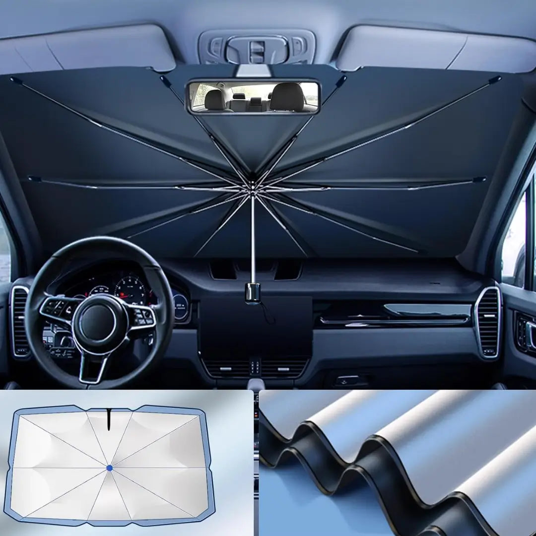 SOMBRILLA PROTECTORA DE SOL PARA AUTOMOVIL AJUSTABLE✅