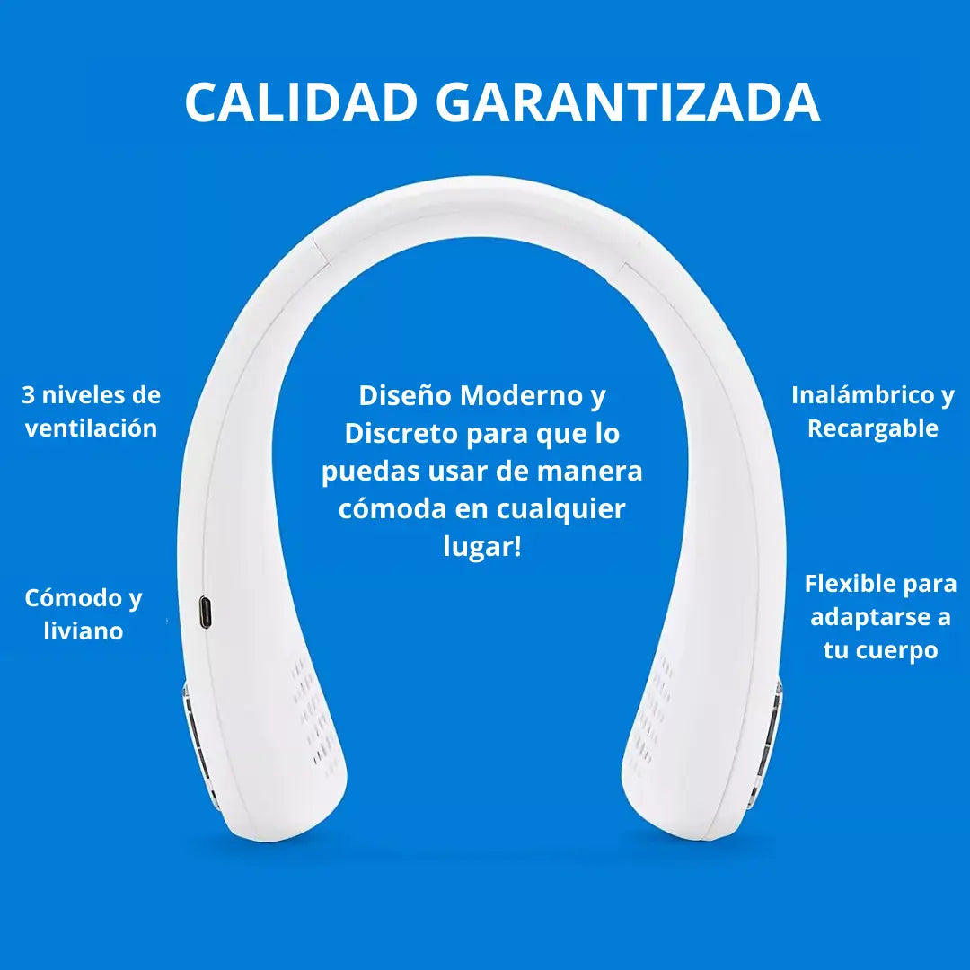 Ventilador De Cuello ARCTIC AIR Freedom, 3 Velocidades