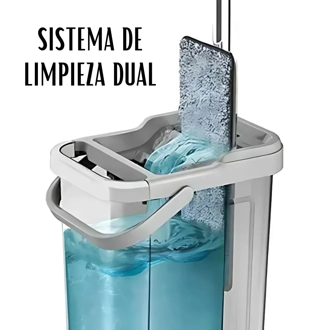 KIT MOPA MICROFIBRA+ BALDE CLEAN MAGIC 360°✨- SISTEMA AUTOESCURRIDO RÁPIDO - LIMPIEZA PROFUNDA SIN ESFUERZO EN MINUTOS + GUÍA NO DEJES QUE EL ESTRÉS Y LA ANSIEDAD DOMINEN TU VIDA✨ (GRATIS)