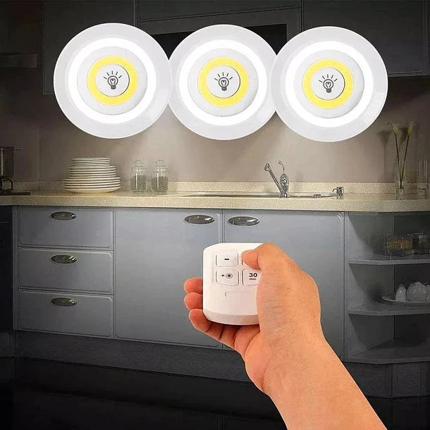 Set 3 LuzLED Control™ - Iluminación Inalámbrica Instantánea - Instala en segundos y olvídate de cables y herramientas