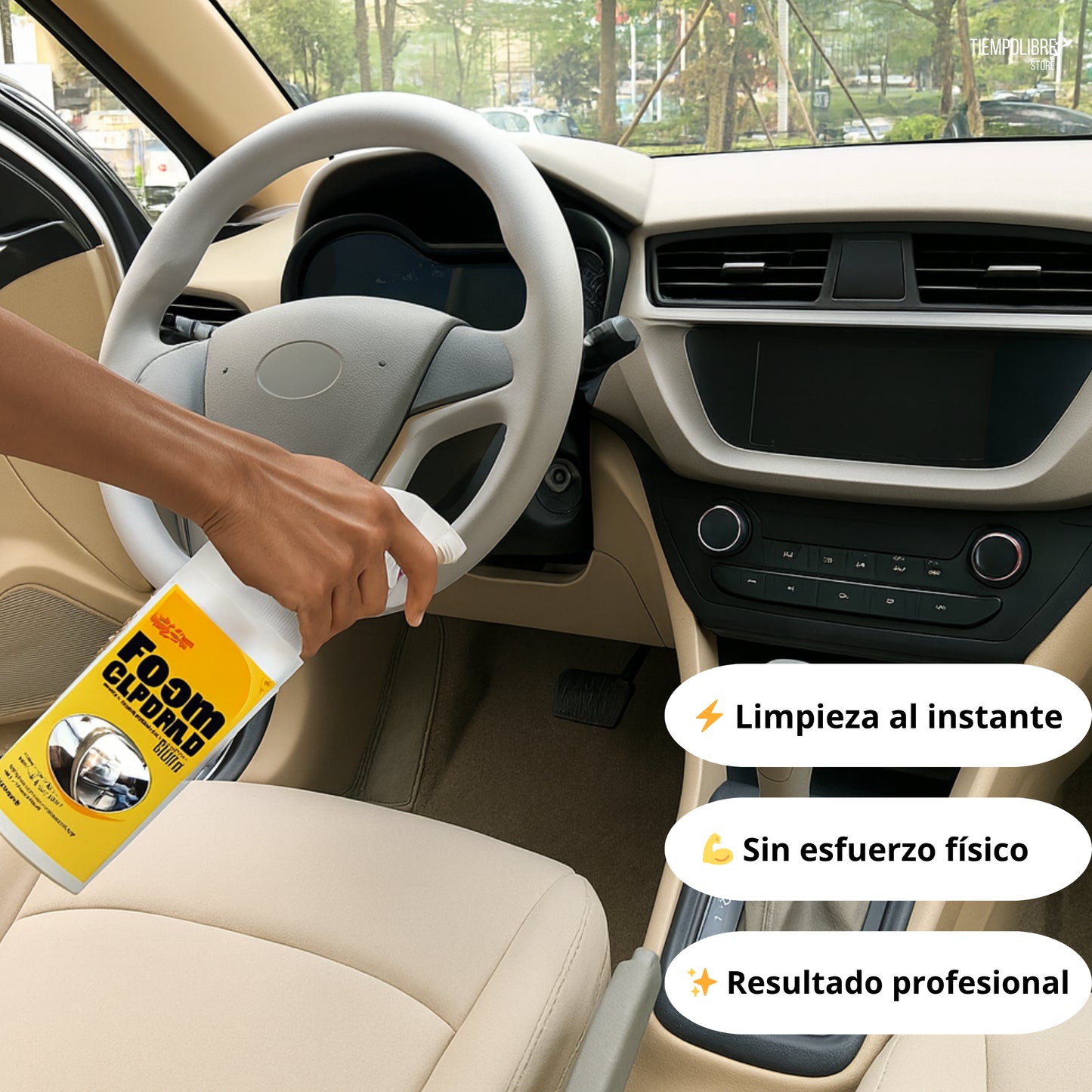 Espuma Multiuso – Limpieza Total – Deja tus superficies como nuevas en segundos🧽