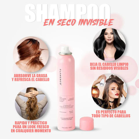 SHAMPOO SPRAY PARA LAVADO EN SECO 200 ML✨ - APTO PARA TODO TIPO DE CABELLOS - CABELLO LIMPIO EN SEGUNDOS✅
