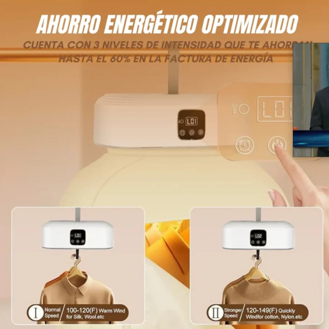 Secadora de Ropa Portátil Plegable Dry&Clean✨ - Tu Ropa Seca y sin Arrugas en minutos✅