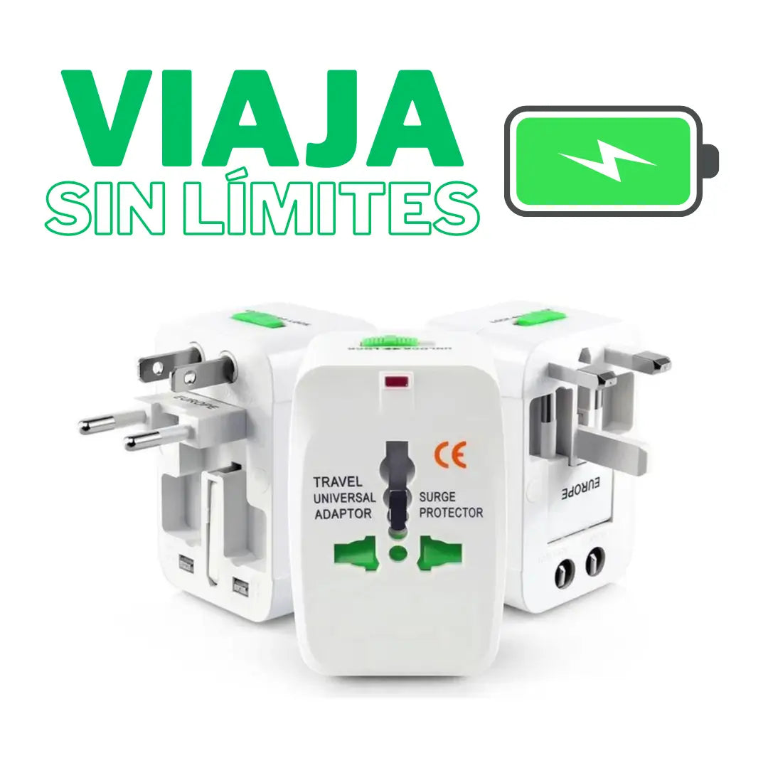 Adaptador Enchufe Universal Para Viajes al Extranjero✈️