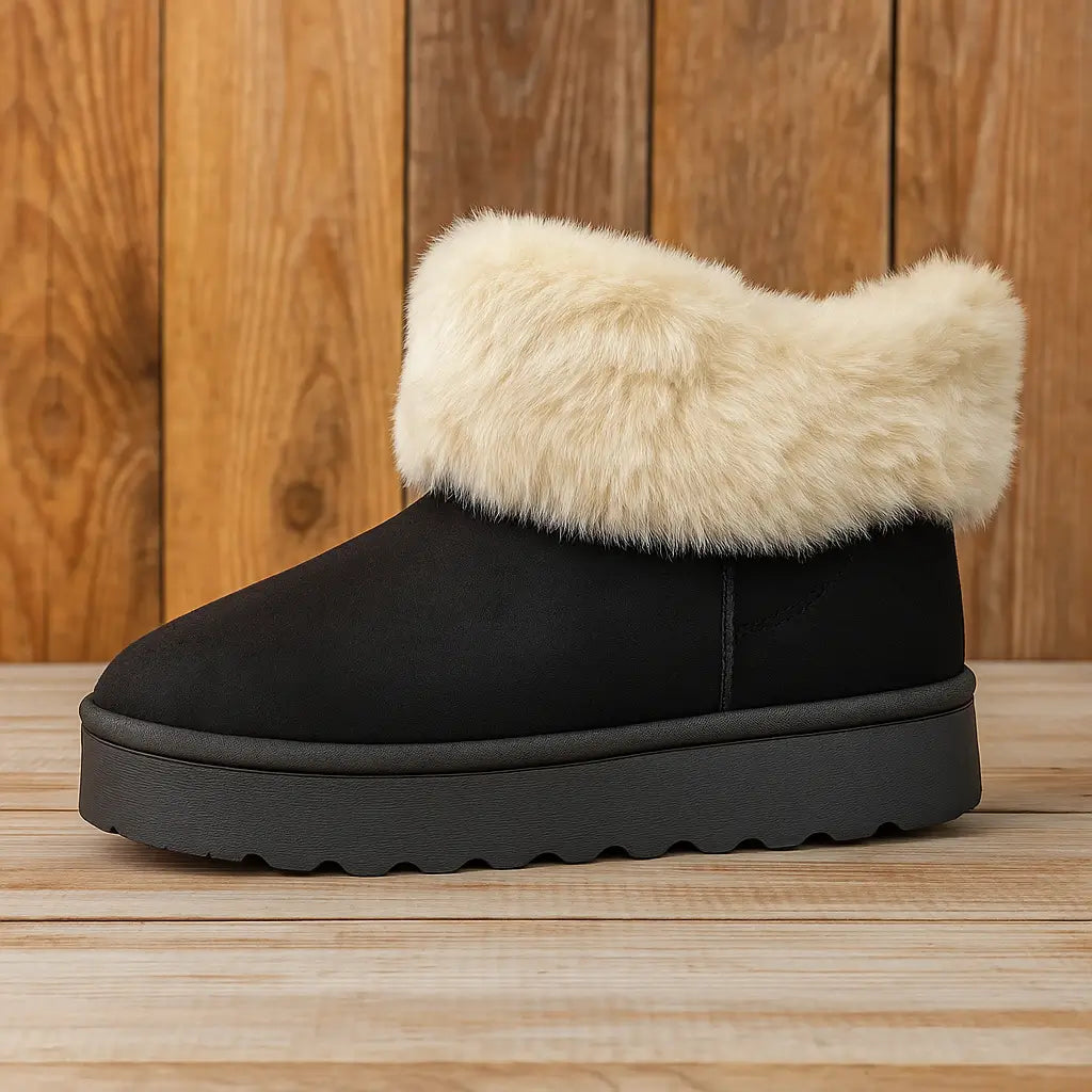 Botas Mujer Confort Feet Felpa - Resistentes al Frío, Suela Antideslizante y Estilo Moderno y Femenino