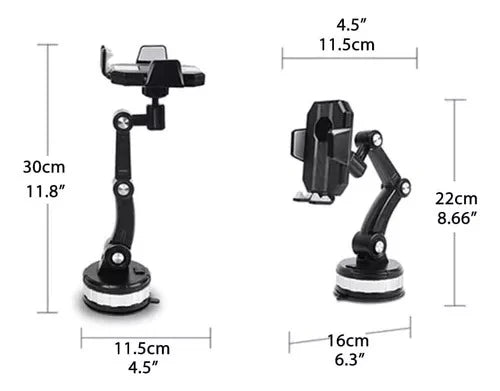 Soporte para Celular 360°- Mantiene tu teléfono estable - Maneja seguro sin distracciones en cada viaje✅