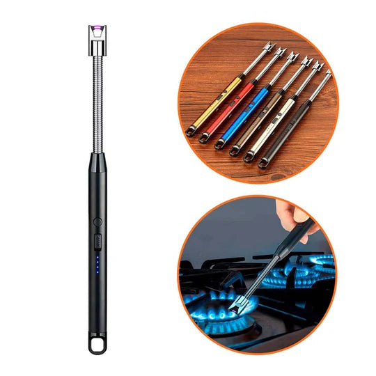 ENCENDEDOR ELECTRICO RECARGABLE USB - OLVÍDATE DE COMPRAR ENCENDEDORES DESECHABLES PARA SIEMPRE✅- COLOR SORPRESA🎉+ GUÍA NO DEJES QUE EL ESTRÉS Y LA ANSIEDAD DOMINEN TU VIDA (GRATIS)