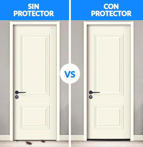 PACK 2X1 PROTECTOR AISLANTE PARA PUERTA - PROTEGE TU HOGAR DEL FRIO, POLVO, RUIDO E INSECTOS✅