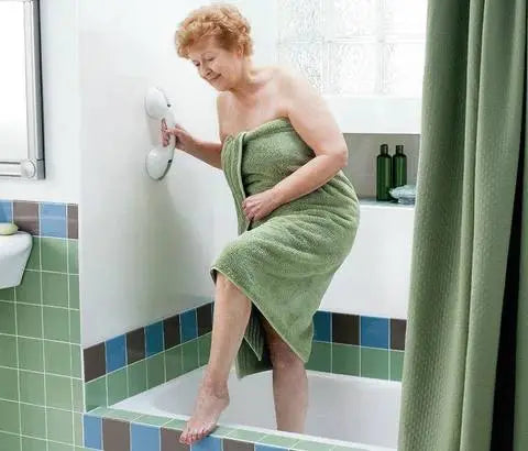 Manilla Antideslizante – Se adhiere sin taladros – Evita caídas en el baño al instante✨