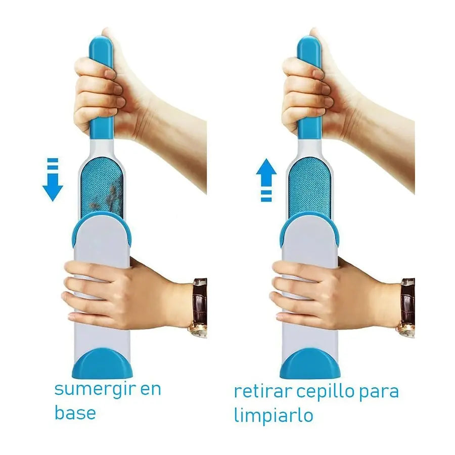 CEPILLO QUITAPELOS Y PELUSAS AUTOLIMPIABLE PARA MASCOTAS Y HOGAR + CEPILLO DE VIAJES GRATIS✨ - AHORRA TIEMPO Y DINERO