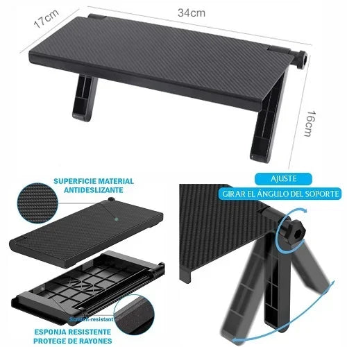 Oferta 2X1 Soporte Plegable Para Accesorios de TV | Optimiza Espacios | Orden visual en segundos✨