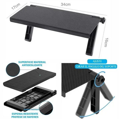 Oferta 2X1 Soporte Plegable Para Accesorios de TV | Optimiza Espacios | Orden visual en segundos✨