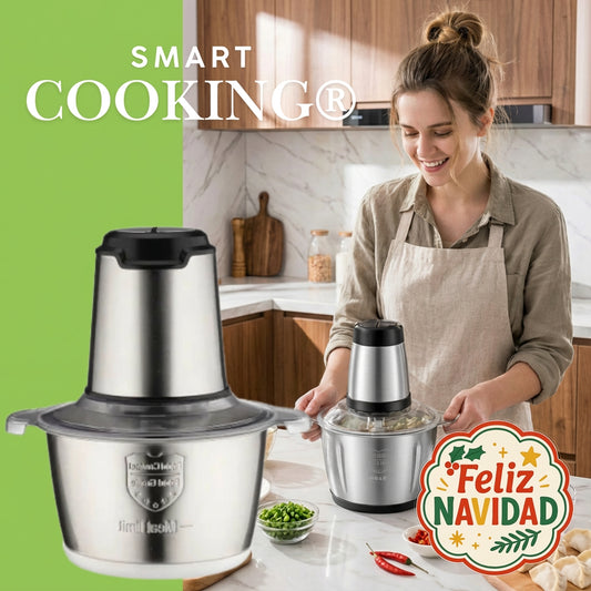 Picadora Eléctrica Smart Cooking® - Tritura y pica rápido – Ahorra tiempo en tus preparaciones diarias. Listas en solo segundos