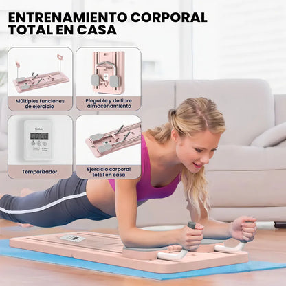 Pilates Home Reformer ® | Tabla de Pilates Plegable 6 en 1 | Actívate y Tonifica en Casa 💪🏼 + Guía de Ejercicios Gratis 🎁