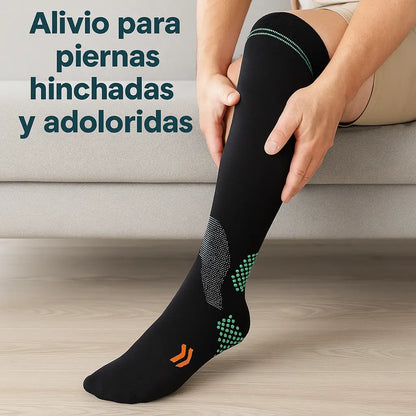 MEDIAS DE COMPRESIÓN ANTI VÁRICES – ALIVIO CIRCULATORIO DIARIO – DISMINUYE EL DOLOR Y LA HINCHAZÓN DESDE SU PRIMER USO