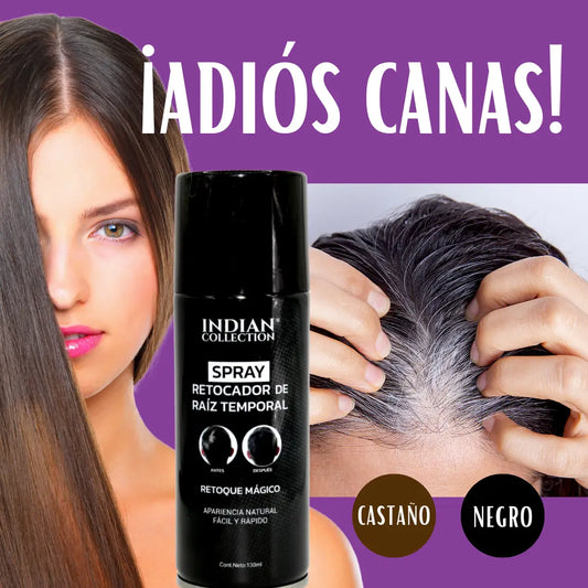 SPRAY PINTA CANAS RETOQUE RAIZ CABELLO 130ml✨ - TEMPORAL + GUÍA TODO SOBRE EL CUIDADO CAPILAR