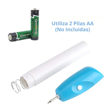 LÁPIZ GRABADOR PATENTES INALÁMBRICO PORTÁTIL - GRABA VIDRIO, METAL, PLÁSTICO Y MADERA