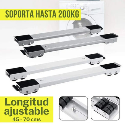 SlidePro® | Soporte Móvil Para Electrodomésticos | Mueve tu lavadora sin esfuerzo ✨