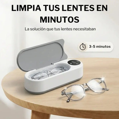 UltraClean® | Limpiador Ultrasónico Multifunción | Limpieza de lentes y joyas sin esfuerzo 👓💍✨