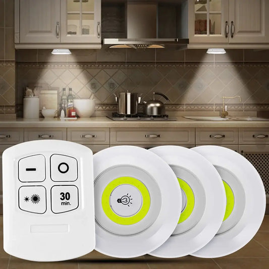 Set 3 LuzLED Control™ -  Iluminación Inalámbrica Instantánea -  Instala en segundos y olvídate de cables y herramientas