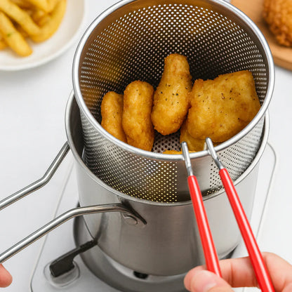 Olla Freidora Multifuncional Smart Cook® 1200 ML con tapa 🍲- Prepara tus comidas favoritas sin desordenes ni quemaduras