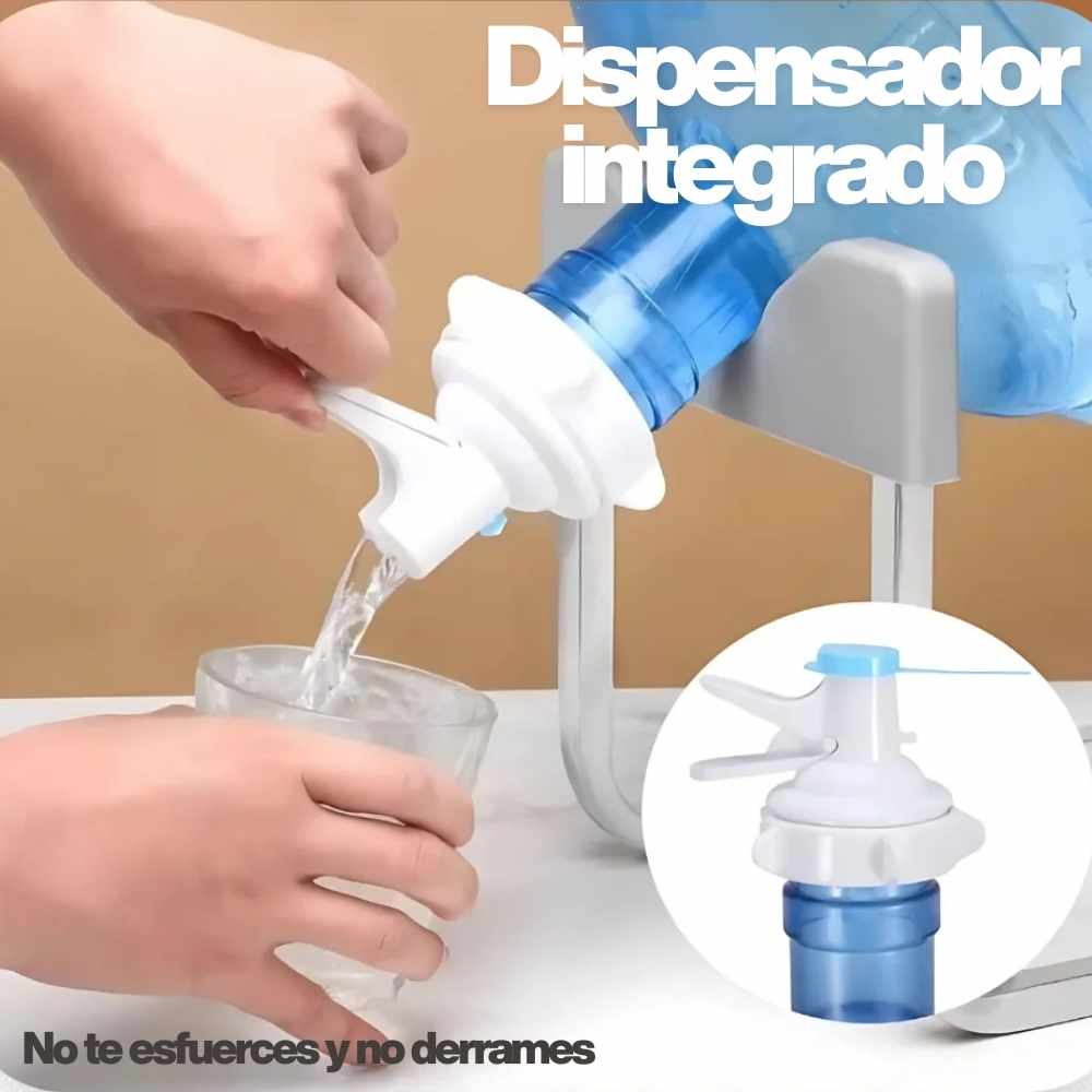 Base + Dispensador Para Botellones | Evita cargar 20 kg | Sirve fácil y seguro💧✨