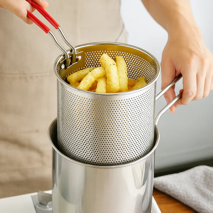 Olla Freidora Multifuncional Smart Cook® 1200 ML con tapa 🍲- Prepara tus comidas favoritas sin desordenes ni quemaduras