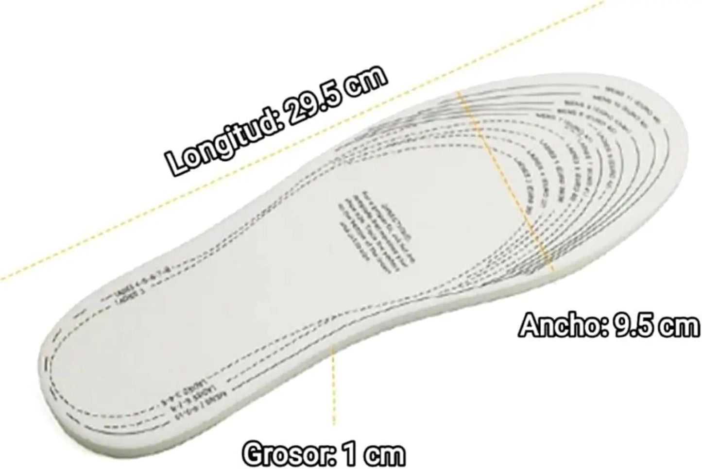 Plantillas Calzado Memory Foam Ajustable