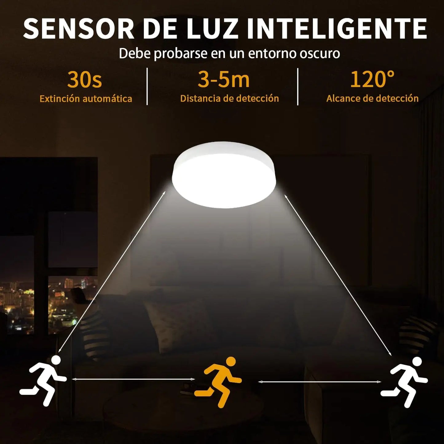 Pack 3 SensorLight Pro™ Carga USB -  Detecta Movimiento al Instante – Ilumina tus Espacios sin Esfuerzo desde el Primer Uso + Guía Completa Rutina de Bienestar✨