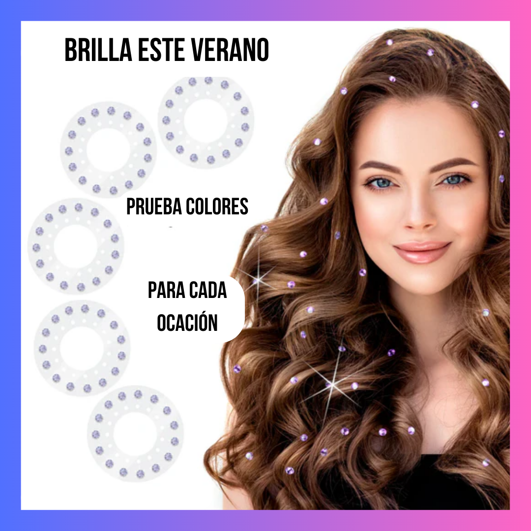 Shine Glamour✨ Máquina Aplicadora de Brillos para Cabello + Brillos + Guía Todo Sobre el SkinCare Gratis!