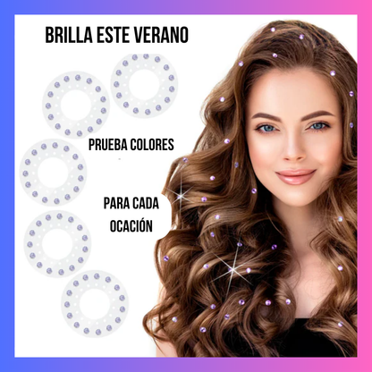 Shine Glamour✨ Máquina Aplicadora de Brillos para Cabello + Brillos + Guía Todo Sobre el SkinCare Gratis!