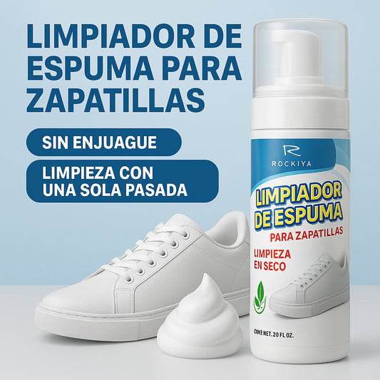 Limpiador en Espuma de Zapatillas Blancas