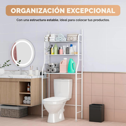 Organizador Multirack de Baño 3 Niveles - Maximiza cada espacio de tu Hogar